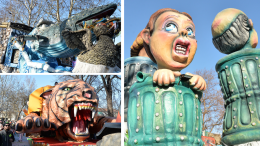Carnevale di Torino, la sfilata dei carri in 20 foto