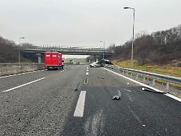 Incidente sul raccordo Torino-Pinerolo: scontro tra due veicoli, un ferito