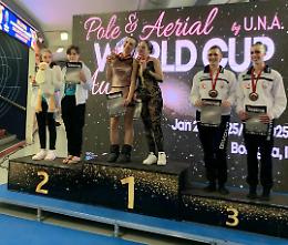 Ai Mondiali di Bologna la Vertigimn fa saltare il banco, conquistando tre ori, due argenti e un bronzo