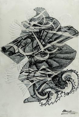 L'Automa in azione di Giacomo Balla alla Futurism&Co Art Gallery di Roma