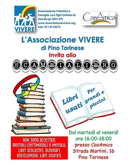 Lo "Scambialibro" a Pino Torinese: evento per promuovere cultura e socialità