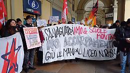 Il Liceo Norberto Rosa non si tocca: gli studenti di Susa e Bussoleno protestano oggi a Torino