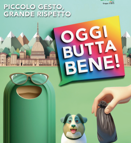 Torino lancia "Oggi butta bene!": la nuova campagna ambientale