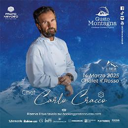 Carlo Cracco arriva a Prato Nevoso: nuova edizione della rassegna "Gusto Montagna"