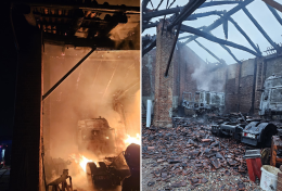 Incendio doloso devasta un rustico, in provincia di Torino sono tornati i piromani 