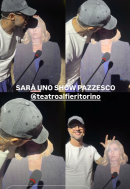 Fabrizio Corona "bacia" la Meloni: "Sarà uno show pazzesco" 