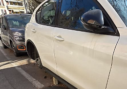 Alfa Romeo nel mirino dei ladri: raffica di furti di pneumatici e cerchioni 
