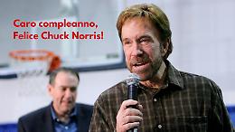 Chuck Norris stagiona come il vino nel giorno del suo 85esimo compleanno