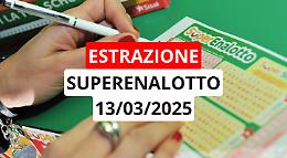 Estrazione Superenalotto: ecco i numeri vincenti di giovedì 13 marzo