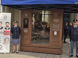 I resti della Croma di Falcone in piazza a Torino