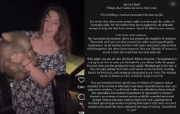 Scandalo in Australia: influencer americana sottrae un cucciolo di vombato alla madre