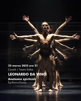Prosegue la stagione di Canelli in teatro, il 21 marzo appuntamento con  “Leonardo Da Vinci: anatomie spirituali”