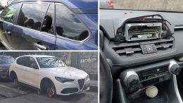 Ruote rubate e finestrini rotti: le automobili dei torinesi ancora nel mirino dei ladri