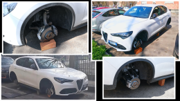 Automobili, ladri scatenati: «Mi hanno rubato le ruote due volte in 20 giorni»