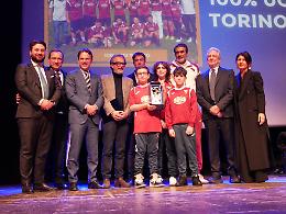 Il Torino FC premiato al Gran Galà dei Golden Hearts per il progetto 100% UGI