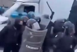 VIDEO - Il rave party finisce a botte: feriti carabinieri e manifestanti