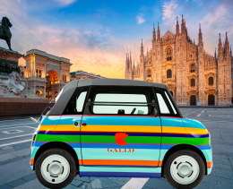 Fiat & fashion: dopo Armani, ecco la Topolino Gallo 