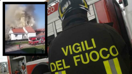 Incendio a Carignano: una casa in via Diaz avvolta dal fumo, intervengono i vigili del fuoco  [VIDEO ] 