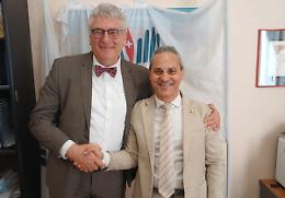 Thomas Schael incontra il presidente Ivan Bufalo per discutere le problematiche degli infermieri