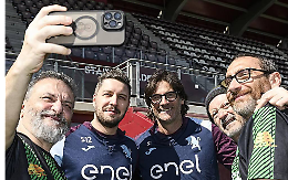Manetti Bros e Papaleo “a colloquio” con Vanoli: cinema e calcio si incontrano al Filadelfia