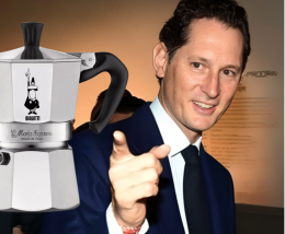 Elkann si fa il caffè (con la moka Bialetti)?