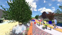 Nuova area giochi e 100 alberi: così cambia via Stradella