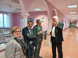Thomas Schael nell'ospedale San Giovanni Antica Sede: il sopralluogo per trovare nuovi spazi per l'intramoenia   