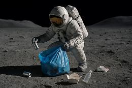 Spazzatura lunare, affari stellari: la Nasa lancia un bando da 3 milioni per il riciclaggio dei rifiuti spaziali