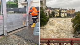 Maltempo, a Ivrea si montano le paratie anti-alluvione. Ecco la situazione in città