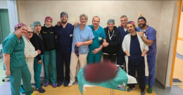 Intervento record al Policlinico di Foggia: asportato un tumore da 21 chili ad una donna di 50 anni