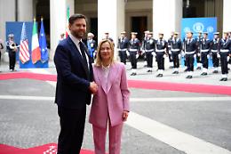 Meloni e Vance a Palazzo Chigi: una solida amicizia e una strategica partnership