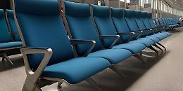 Le sedie dell'aeroporto: un raccoglitore di batteri?