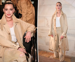 Anne Hathaway trasforma i jeans strappati in un must-have super chic: il look da sfilata che cambia le regole della moda