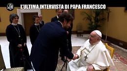 L’ultima sorprendente intervista del Papa alle Iene: “Dio perdona tutto. Anche Hitler, se avesse chiesto”