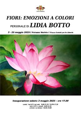 Lidia Botto: un viaggio tra i colori e le emozioni dei fiori al Palazzo Mathis di Bra