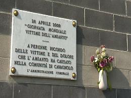 Cavagnolo, cittadinanze onorarie a chi ha lottato contro l’amianto