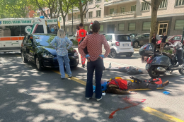 Due pedoni investiti da un'auto in centro a Torino