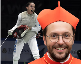 La stoccata del cardinale campione di scherma. Elisa Di Francisca:  "Io tifo e prego per lui"