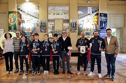 Greco Academy in passerella all'assessorato allo Sport, per i tre ori e quattro bronzi conquistati ai Campionati Italiani Cadetti 