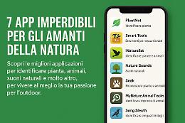 7 app imperdibili per gli amanti della natura