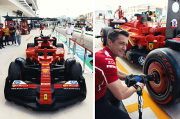 Ferrari porta tre monoposto al GP di Miami: una è interamente fatta di LEGO!