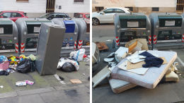 Torino nord, ecoisole e cassonetti sotto pressione: raccolta abiti e rifiuti in crisi tra degrado e usi impropri