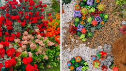 Un giardino da sogno fatto di Lego: oltre 790.000 mattoncini per un’esplosione di colori e fantasia