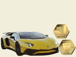 Lamborghini compie 62 Anni: scopri la moneta d'oro in edizione limitata