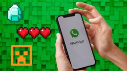 WhatsApp si tinge di pixel, arriva la "modalità Minecraft" 