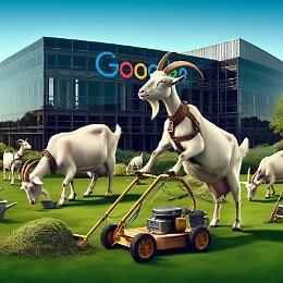 Quando Google “assunse” 200 capre per tagliare il prato