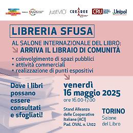 "Libreria Sfusa" arriva al Salone del Libro 2025: una nuova iniziativa culturale per le aree interne