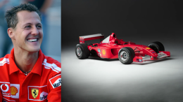 La Ferrari F2001 di Michael Schumacher verrà messa all'asta a Montecarlo