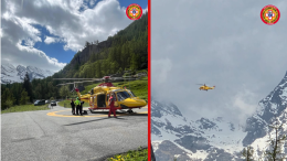Cade in parete durante un’arrampicata: intervento del Soccorso Alpino sul Sergent a Ceresole Reale