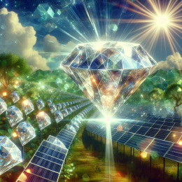 Diamanti creati con la luce del sole: il futuro del lusso sostenibile
